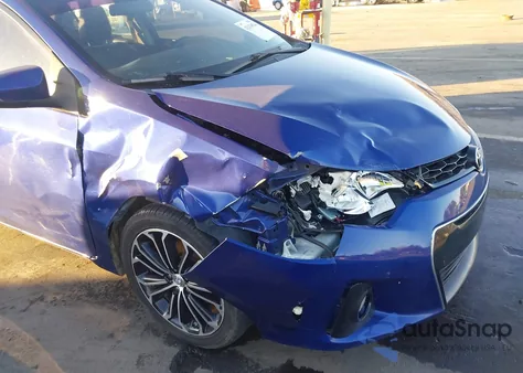 2016 Toyota Corolla S Plus z USA, uszkodzony, nr VIN 2T1BURHEXGC608738
